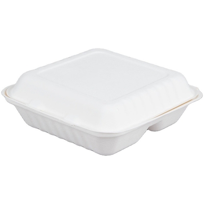 Biodegradable 5 Compartments Meal Disposable Sugarcane Bagasse Lunch T –  Fastfoodpak